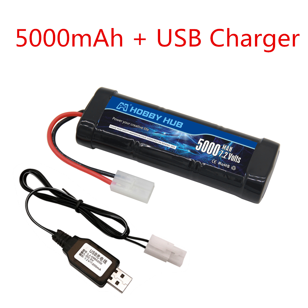 حزمة بطارية Ni-MH 7.2 فولت 500 - مراجعة Rc Hobbyking وسعره