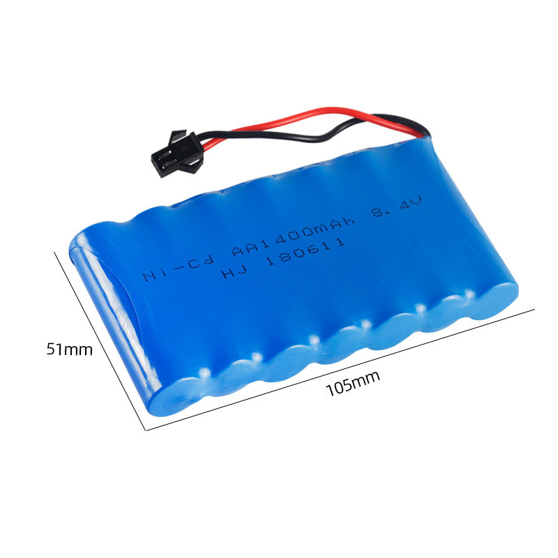 8.4 فولت 1400mah Ni-CD بطارية  - مراجعة Rc Hobby Tank وسعره