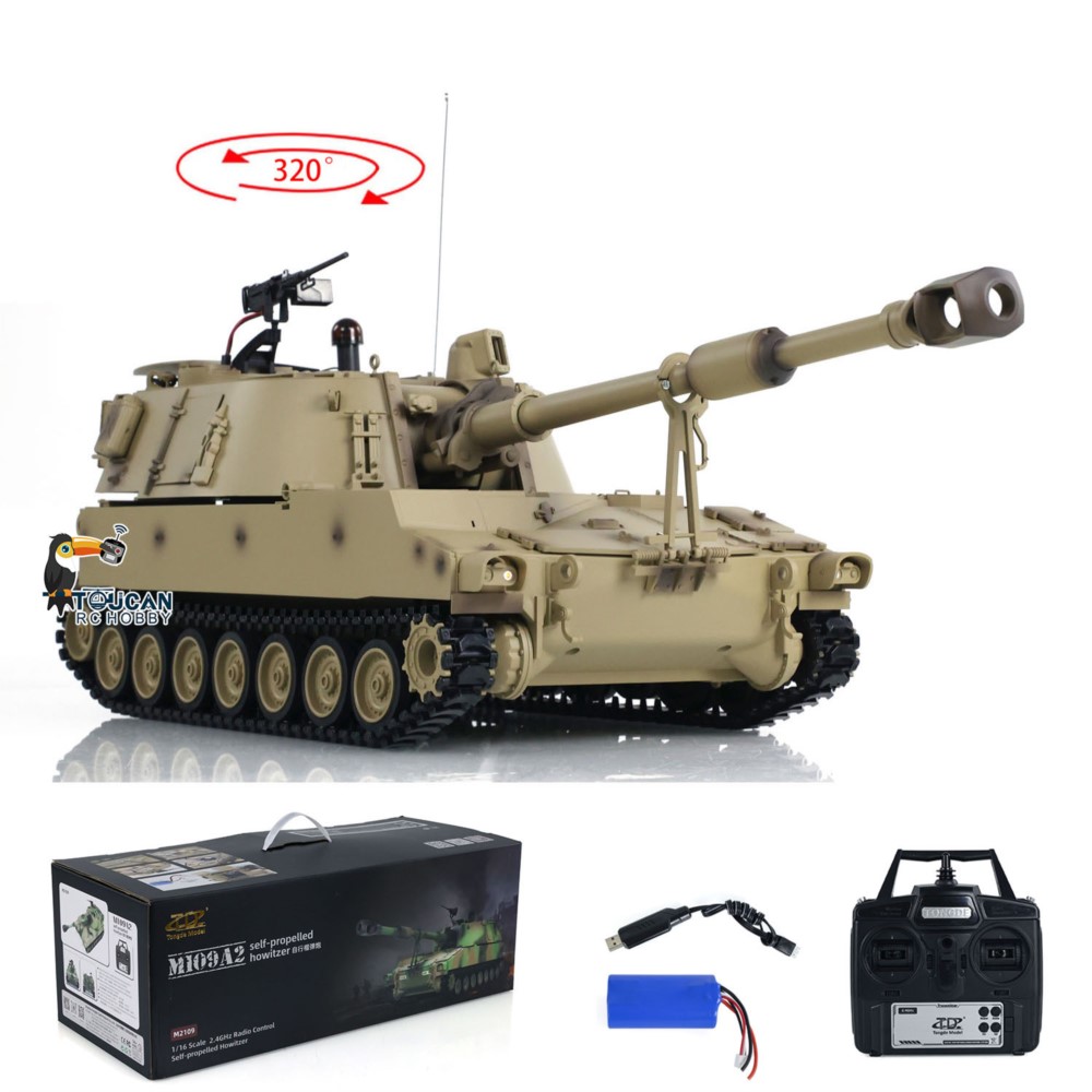 Tongde M109A2 RC 1/16 نموذج دب - مراجعة Rc Hobby Tank وسعره
