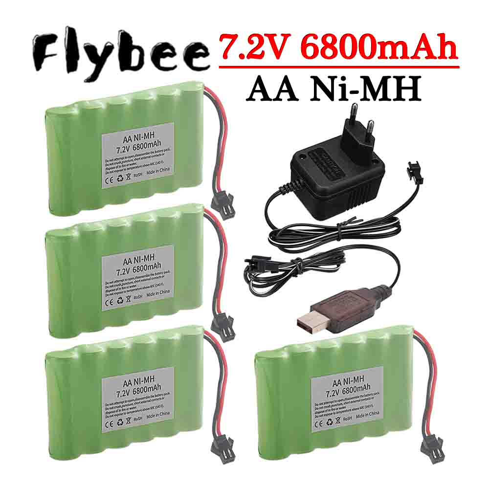 Ni-MH 7.2 فولت 6800 مللي أمبير - مراجعة Rc Hobby Tank وسعره