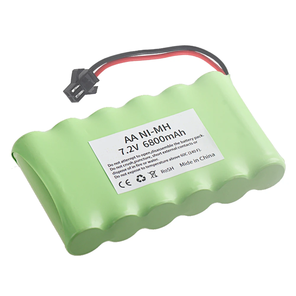 Ni-MH 7.2 فولت 6800 مللي أمبير - مراجعة Rc Hobby Tank وسعره
