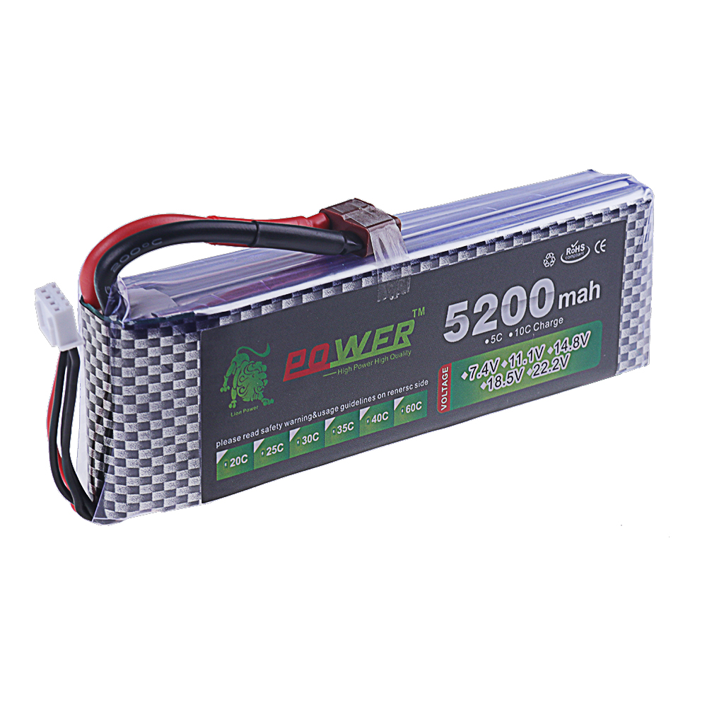 3S يبو بطارية 11.1 فولت 5200 م - مراجعة Rc Hobbyking وسعره