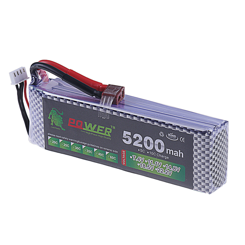 3S يبو بطارية 11.1 فولت 5200 م - مراجعة Rc Hobbyking وسعره